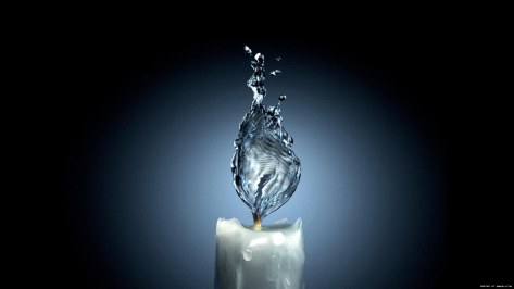 The soul is likes a water candle...
